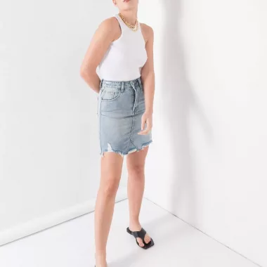 Falda Mini Denim