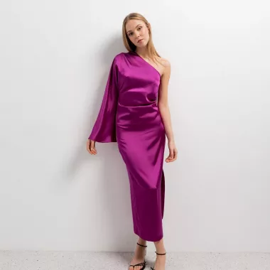 Vestido Midi Asimétrico