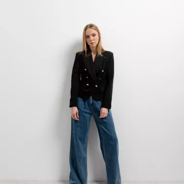Blazer Cruzada Botones