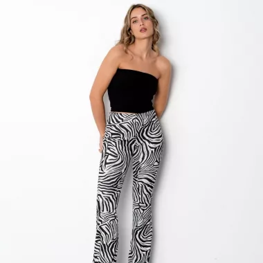 Pantalón Estampado Animal