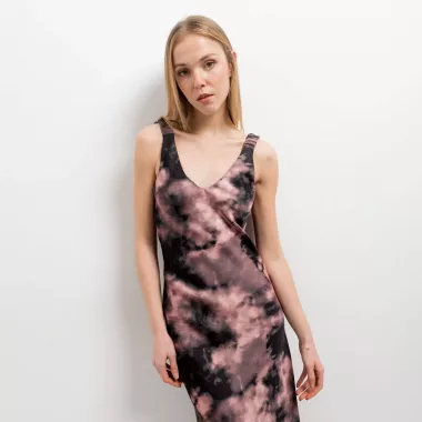 Vestido Estampado Tie Dye
