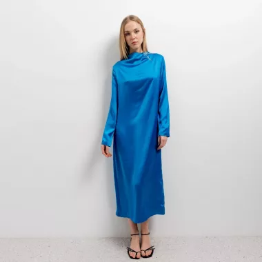 Vestido Midi Satinado
