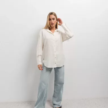 Camisa Con Lino