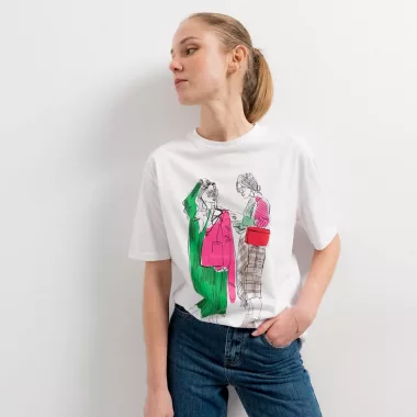 Camiseta Estampado Frontal