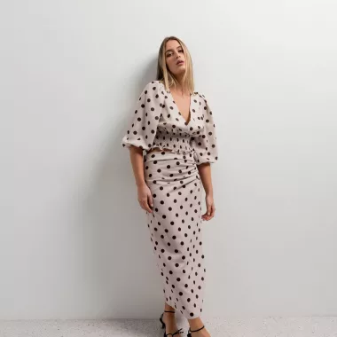 Falda Midi Estampada