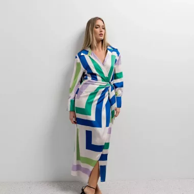 Vestido Midi Estampado