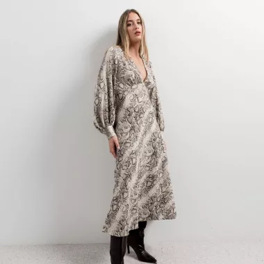 Vestido Estampado Animal