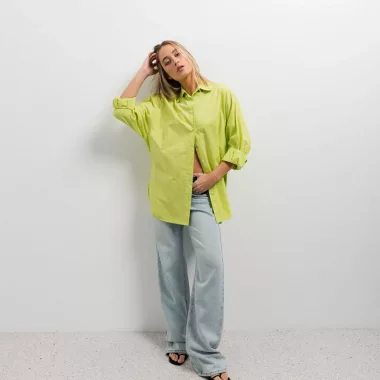 Camisa Oversize Popelin