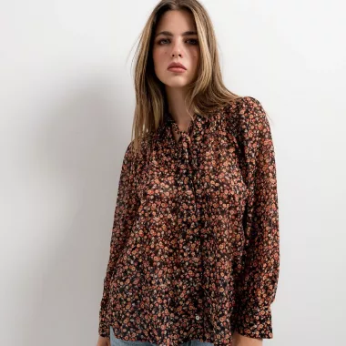 Blusa Estampada Lazada