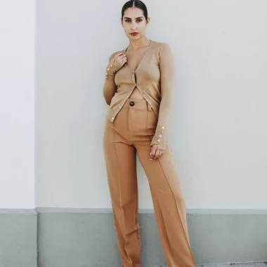 Pantalón Costura Delantera