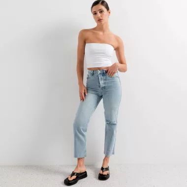 Jeans Straight Rotos