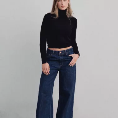 Jersey Básico Punto Cuello Subido