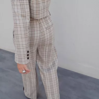 Pantalón Pinzas Cuadros