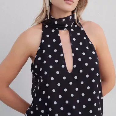 Top Halter Lunares