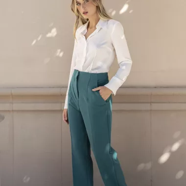 Pantalón Tiro Alto Culotte