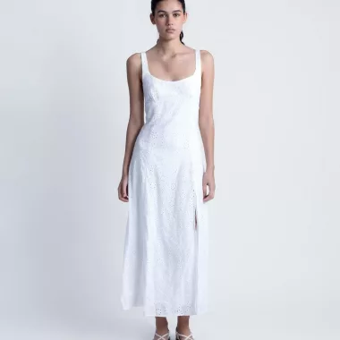 Vestido Midi Perforado
